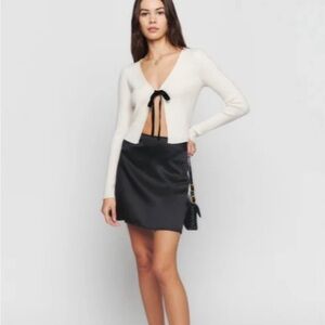 Benson silk skirt- Reformation